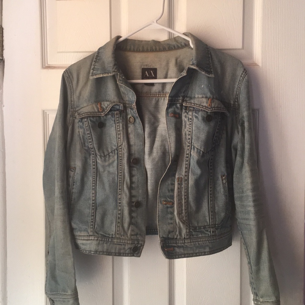 Armani exchange jean jacket
